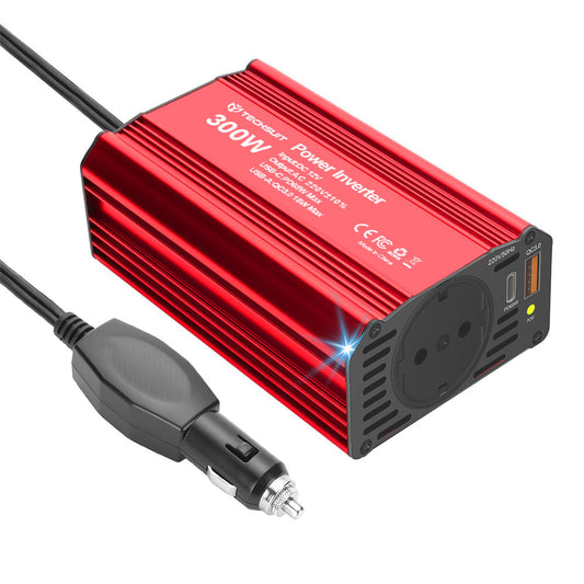 Elektrický autoinverter Techsuit FlexiCarVolt, 300W