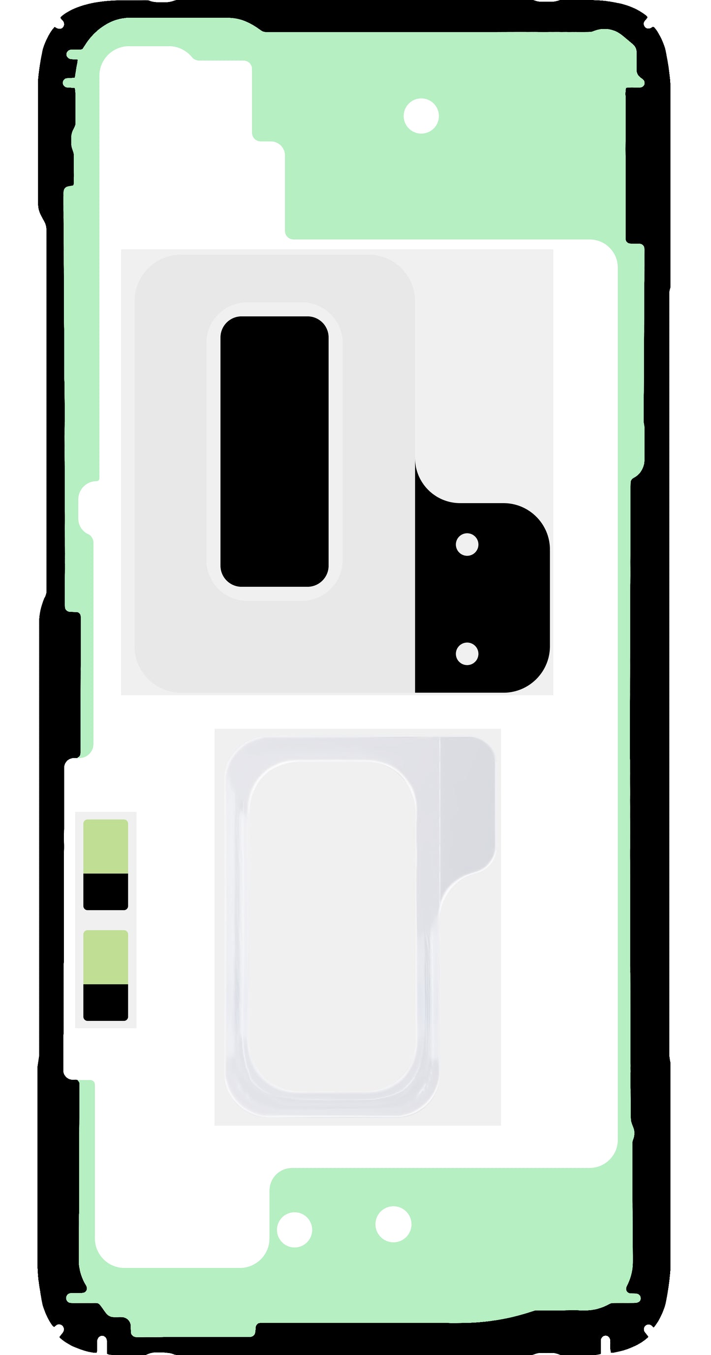 Kit Adhezivní Kryt Baterie Samsung Galaxy S20 G980, Service Pack GH82-22124A