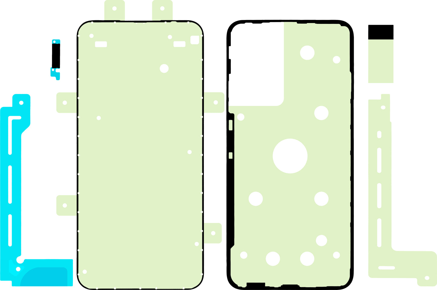 Kit lepidlo displej Samsung Galaxy A34 A346, Service Pack GH82-31515A