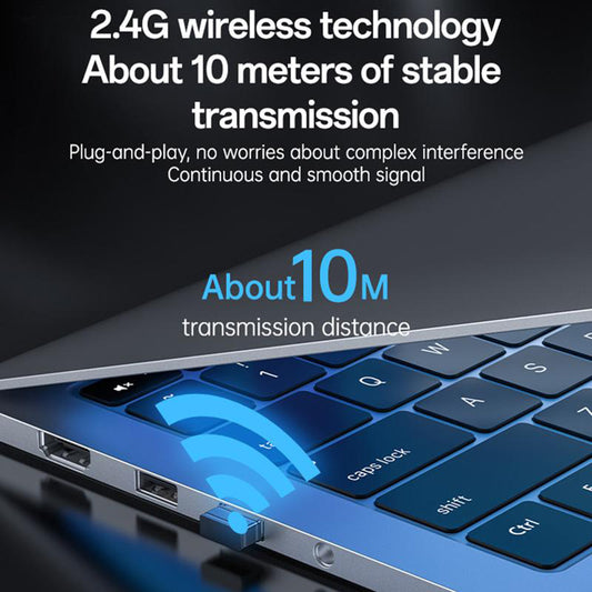 Sada klávesnice a bezdrátové myši Yesido KB43, černá