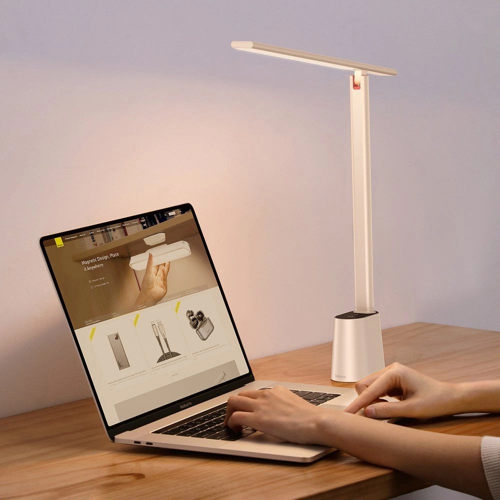 Ledová lampa na stůl Baseus Smart Eye, bílá DGZG-02