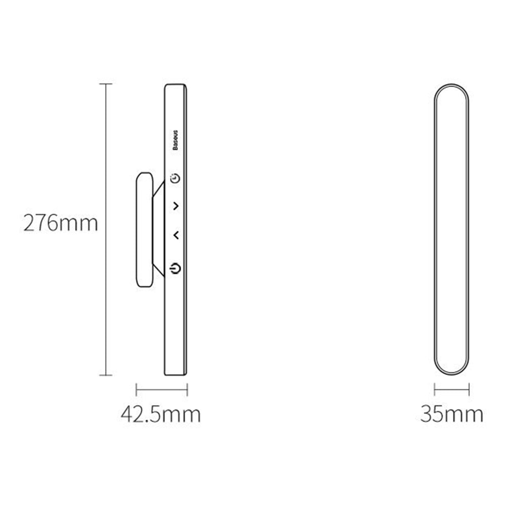 Lampa Led Birou Baseus, Šedá DGXC-C0G