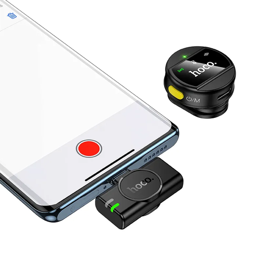 Lavaliera HOCO L21, USB-C, Černá