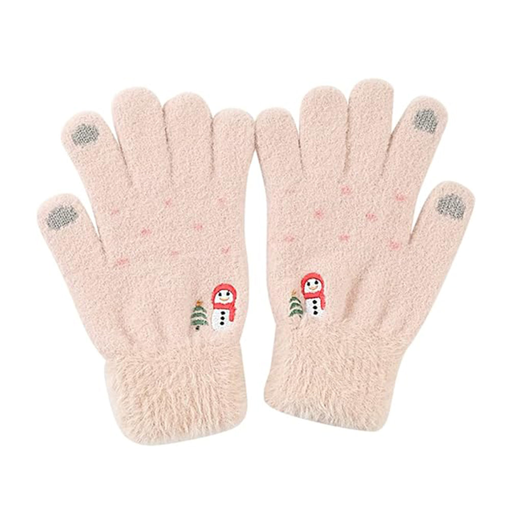 Dámské zimní dotykové rukavice Techsuit ST0011, velikost 17 cm, béžové