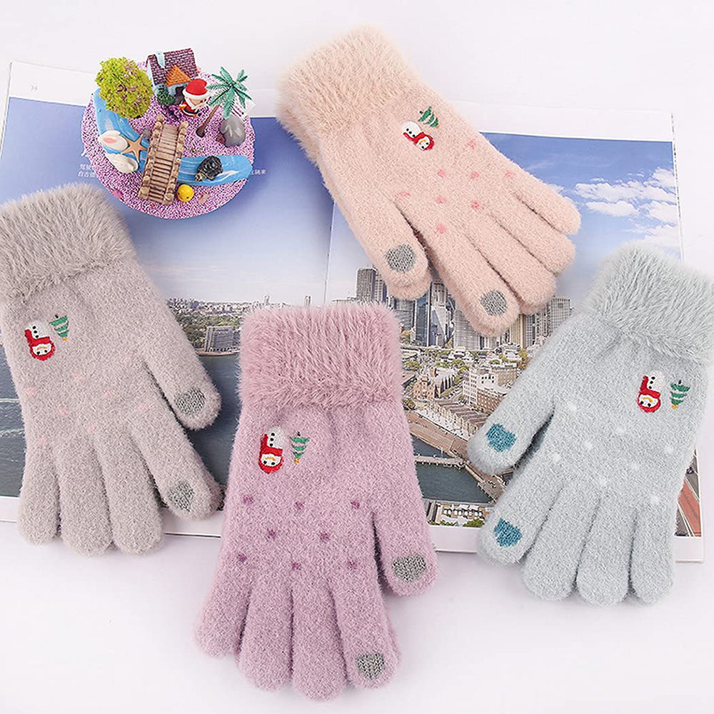 Dámské zimní dotykové rukavice Techsuit ST0011, velikost 17 cm, béžové