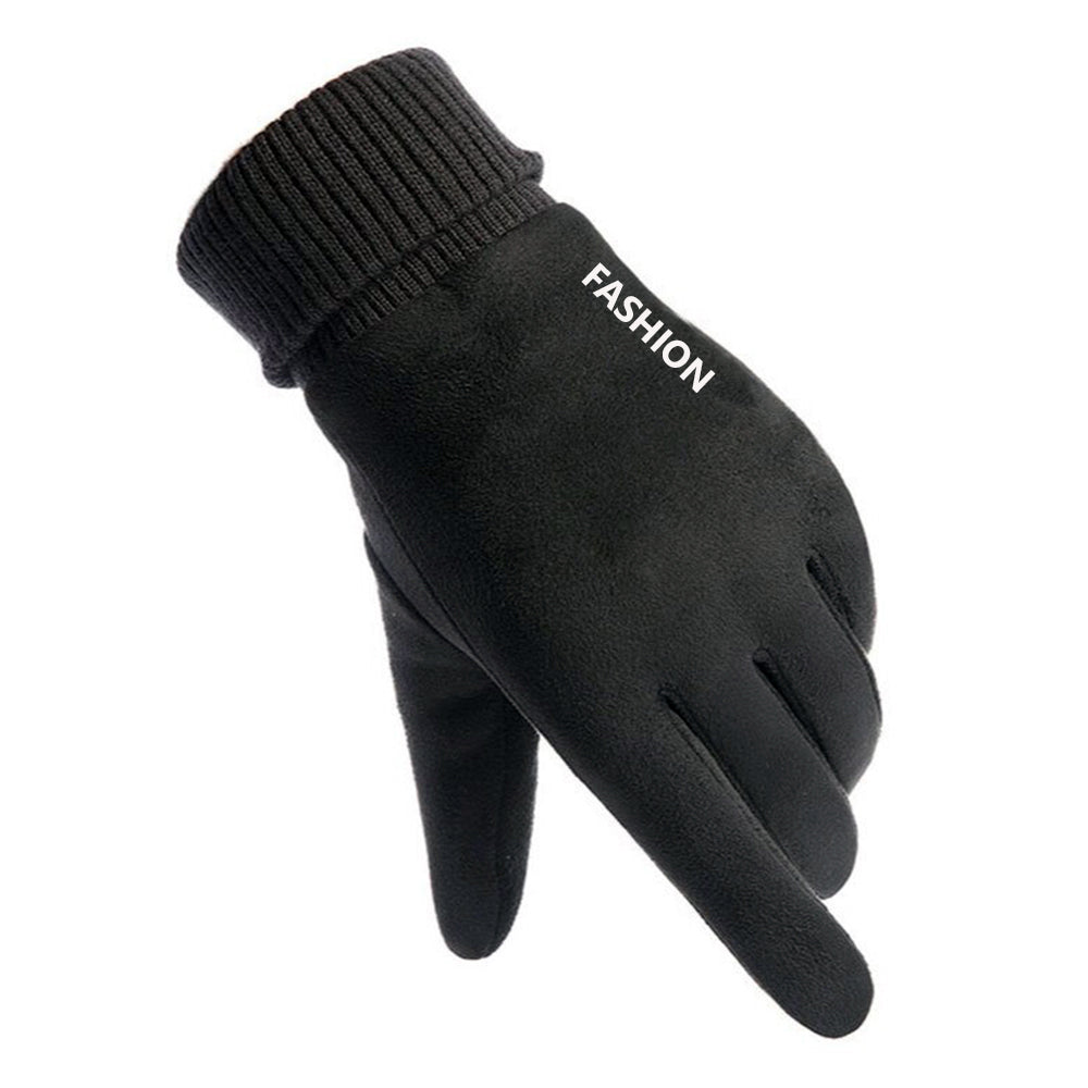 Unisex zimní dotykové rukavice Techsuit ST0010, univerzální velikost, černé
