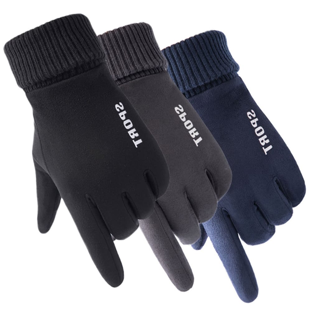 Unisex zimní dotykové rukavice Techsuit ST0010, univerzální velikost, černé