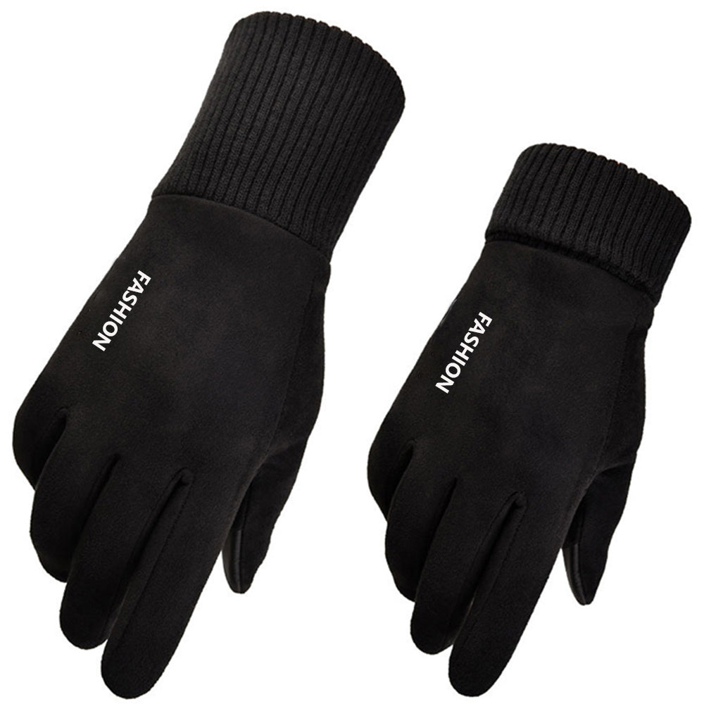 Unisex zimní dotykové rukavice Techsuit ST0010, univerzální velikost, černé