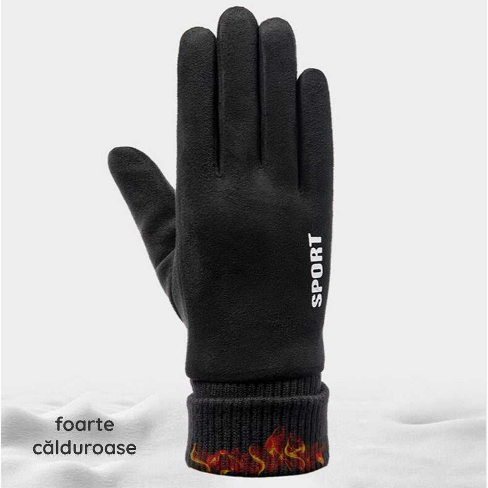 Unisex zimní dotykové rukavice Techsuit ST0010, univerzální velikost, černé