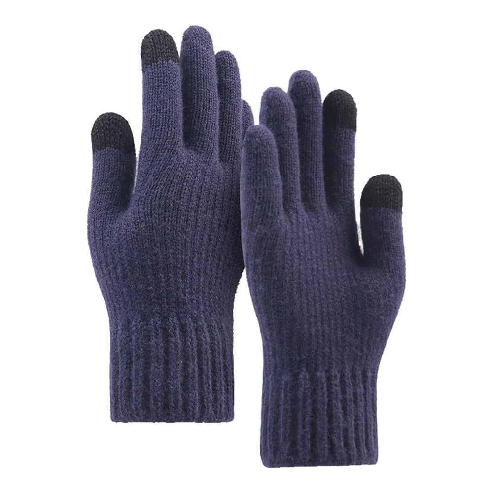 Unisex zimní dotykové rukavice Techsuit ST0012, velikost 22 cm, tmavě modré
