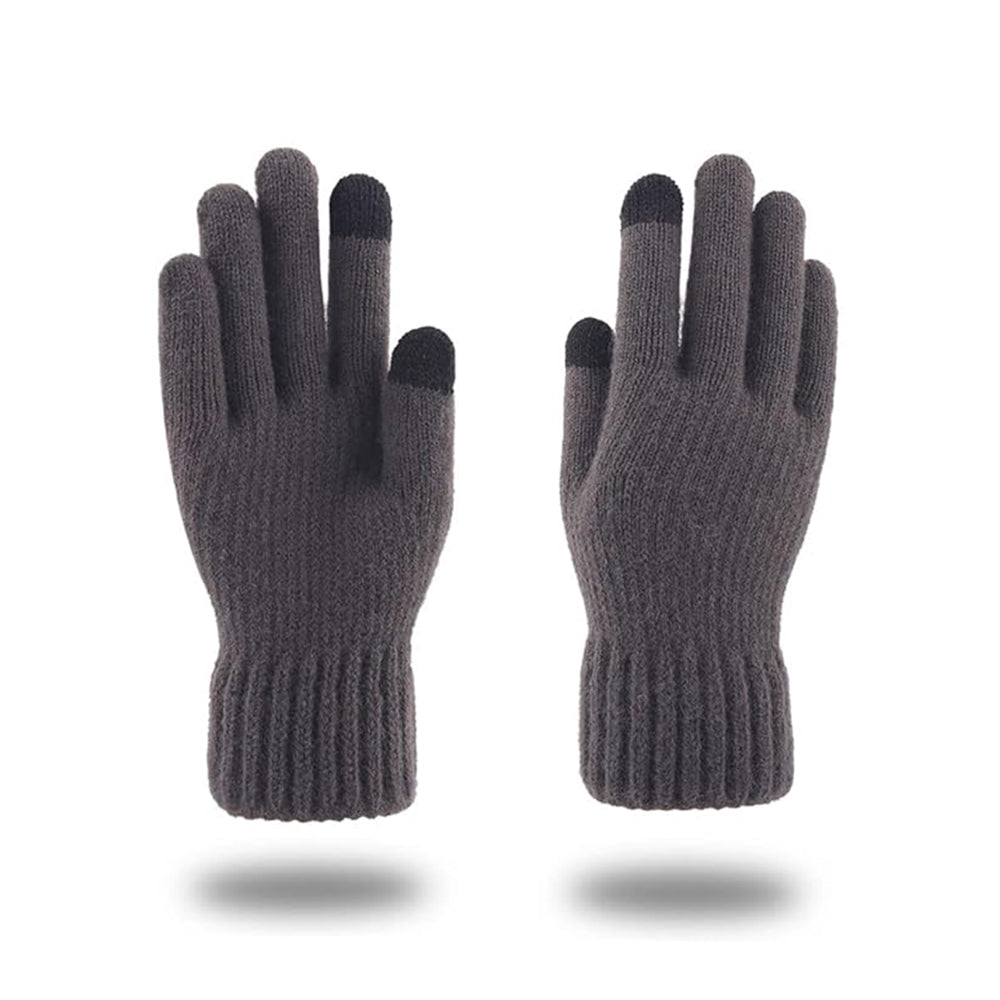 Unisex zimní dotykové rukavice Techsuit ST0012, velikost 22 cm, šedé