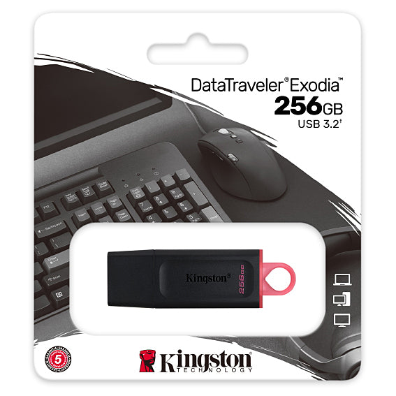 Externí paměť USB-A 3.2 Kingston DT Exodia, 256Gb DTX/256GB