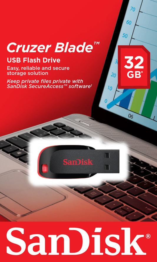 SanDisk Cruzer Blade USB-A externí paměť 32Gb SDCZ50-032G-B35