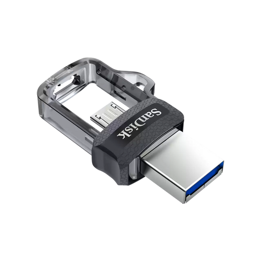 Externí paměť USB-A 3.0 / microUSB SanDisk Ultra Dual Drive, 64Gb SDDD3-064G-G46