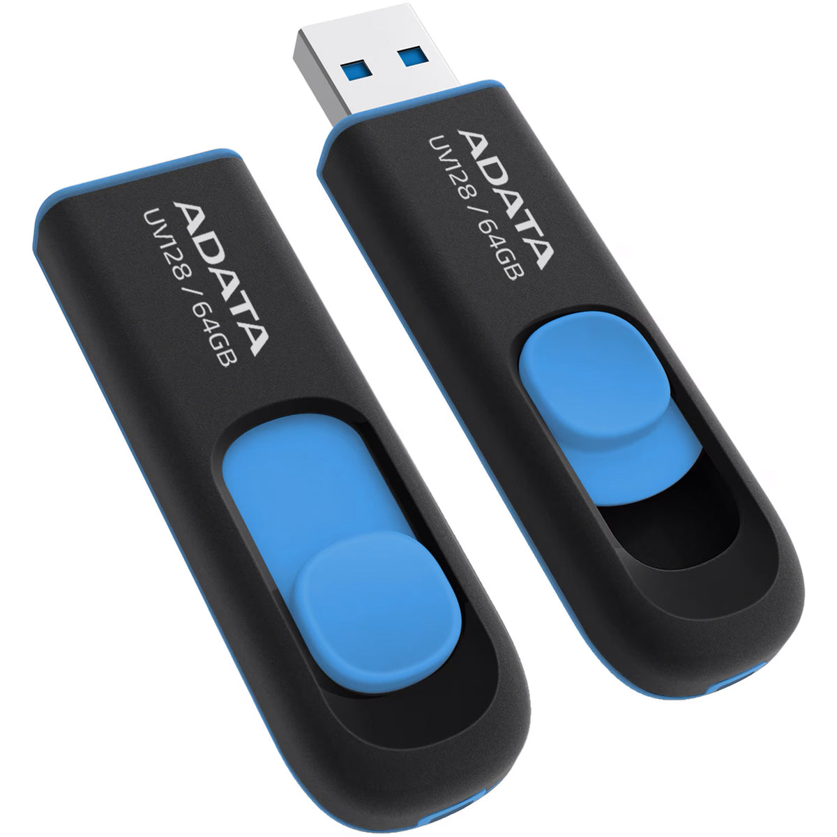 Externí paměť USB-A 3.2 Adata UV128, 64Gb AUV128-64G-RBE