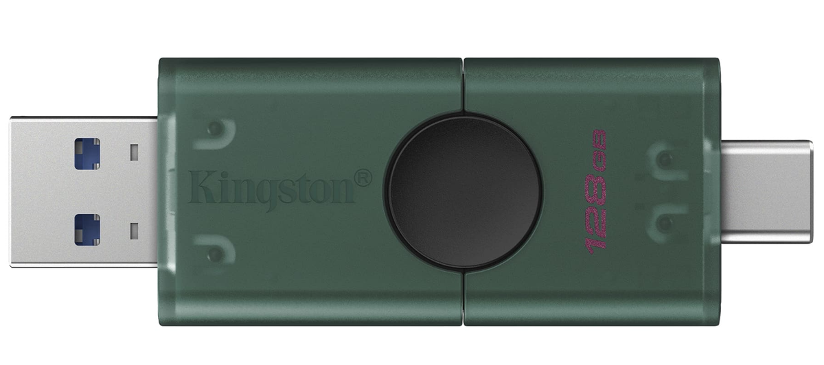 Externí paměť USB-A 3.2 / USB-C Kingston Duo, 128Gb DTDEG2/128GB