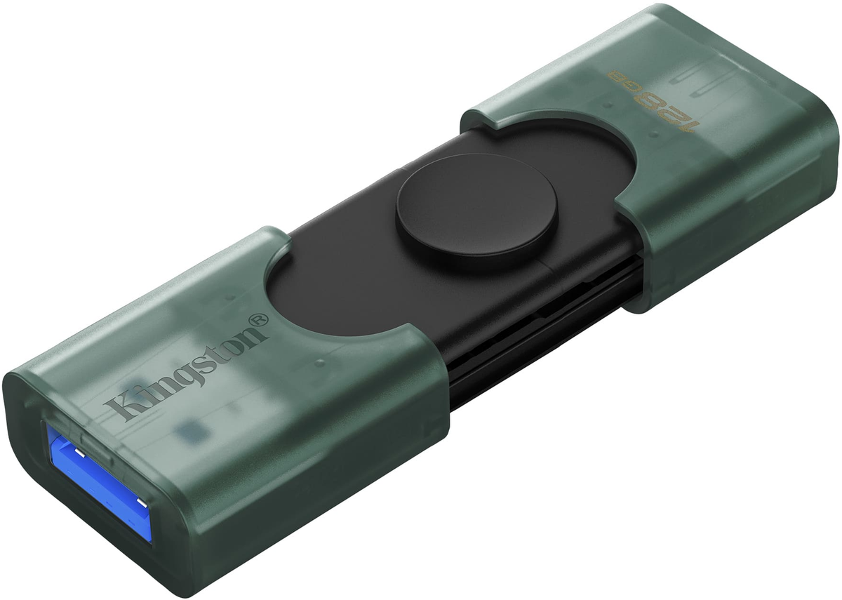 Externí paměť USB-A 3.2 / USB-C Kingston Duo, 128Gb DTDEG2/128GB