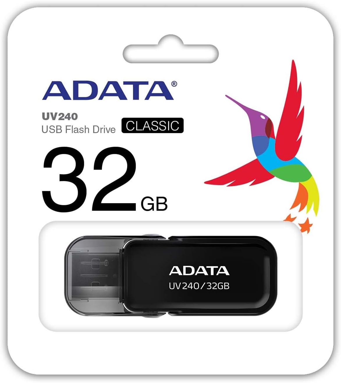 Externí paměť USB-A Adata UV240 UV240, 32Gb AUV240-32G-RBK AUV240-32G-RBK