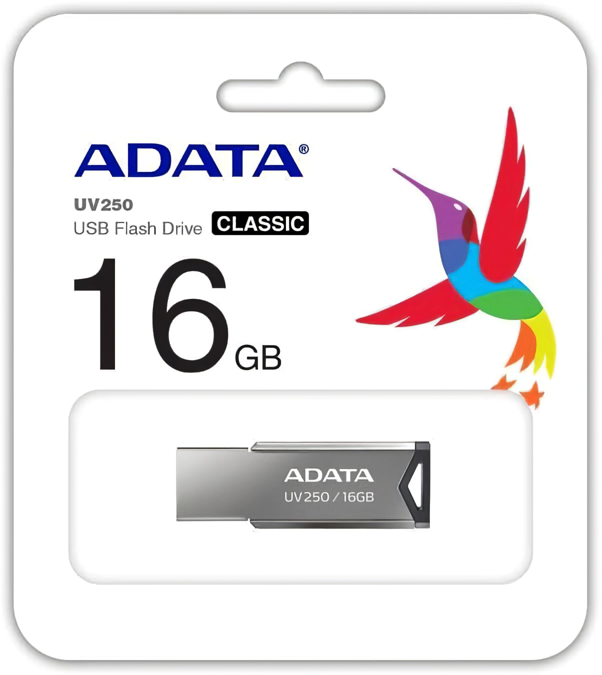 Externí paměť USB-A Adata UV250, 16Gb AUV250-16G-RBK AUV250-16G-RBK