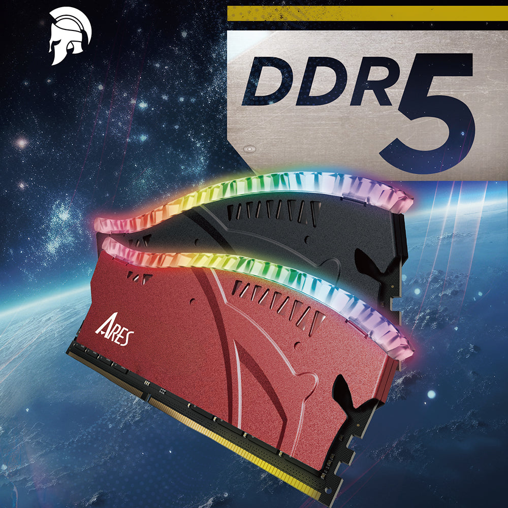 Paměť RAM Dato Ares Armor Lite, DDR5, RGB, 32GB, 6000Mhz, Černá ARB32G5K60