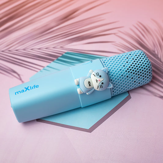 Mikrofon Bluetooth MaXlife Animal MXBM-500, modrý