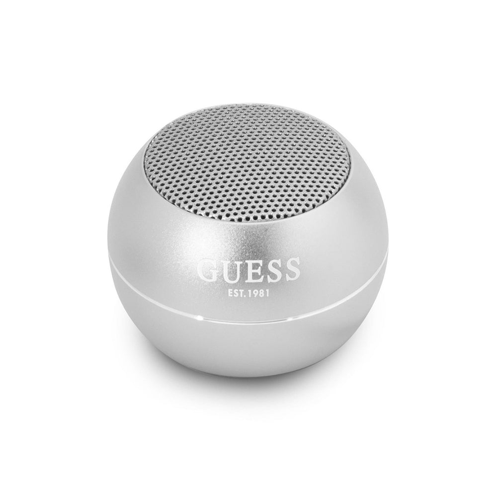 Přenosný Bluetooth reproduktor Guess, 3W, stříbrný