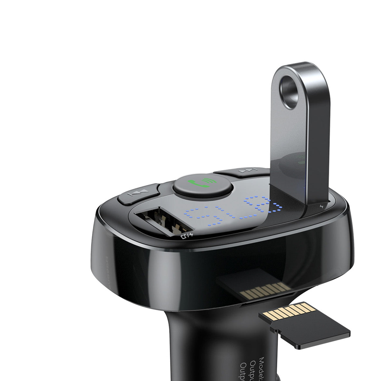 FM Bluetooth modulátor Baseus S-09A, 2 x USB-A - 1 x microSD CCMT000001