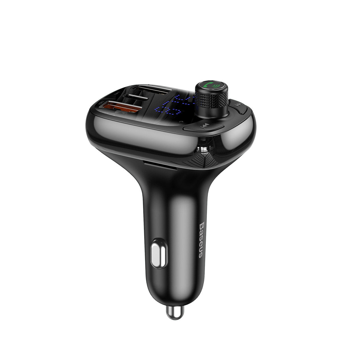 Baseus S-13 Bluetooth FM modulátor, 2 x USB-A - 1 x USB C - 1 x microSD CCMT000101