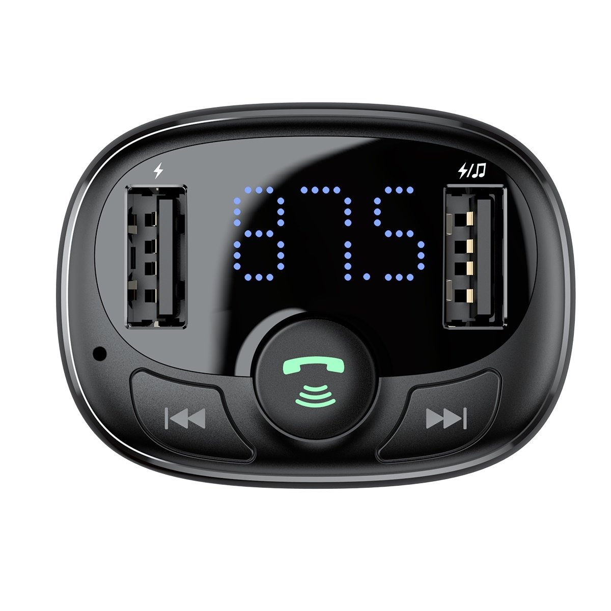 FM Bluetooth modulátor Baseus S-09A, 2 x USB-A - 1 x microSD CCMT000001