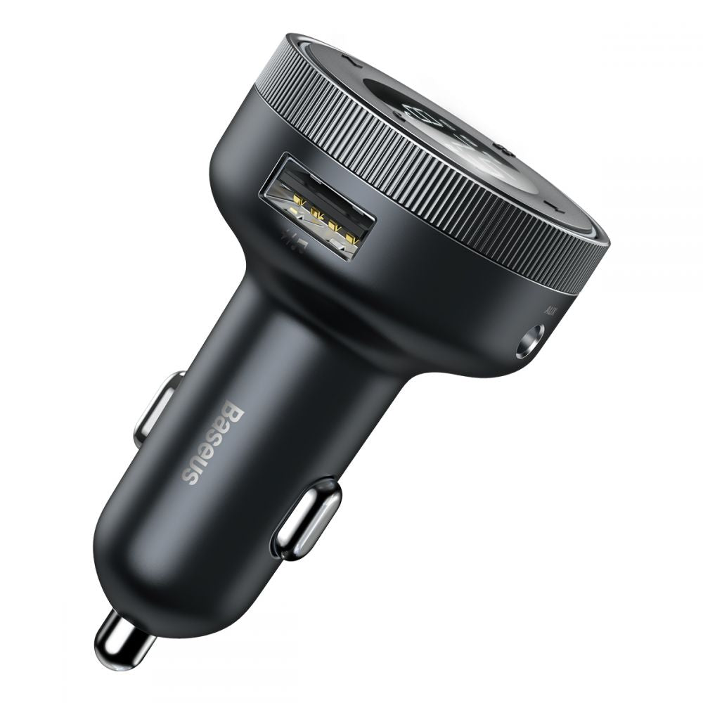 FM Bluetooth modulátor Baseus Enjoy, 2 x USB-A - 1 x microSD - 1 x AUX CCLH-01