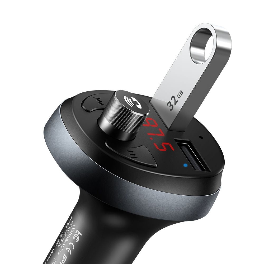 FM Bluetooth modulátor McDodo, 2 x USB-A