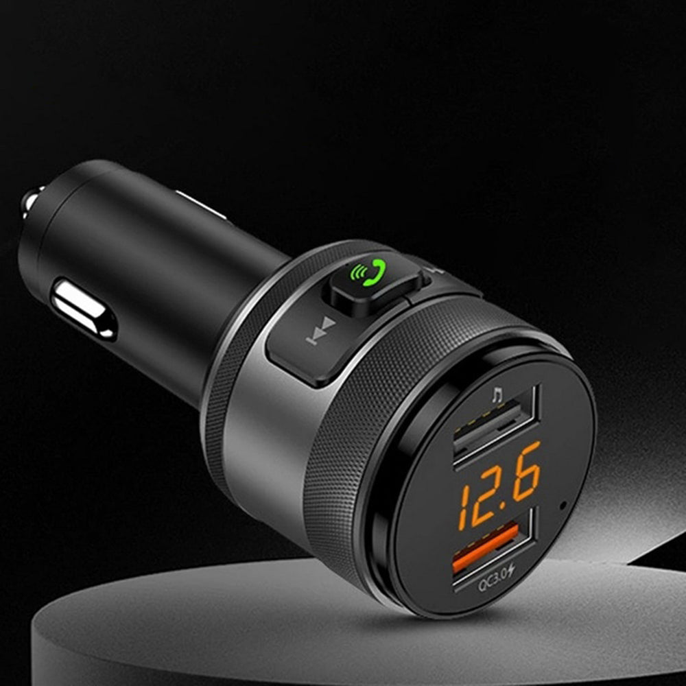 Techsuit VoltTune Bluetooth FM Modulator, 2 x USB-A