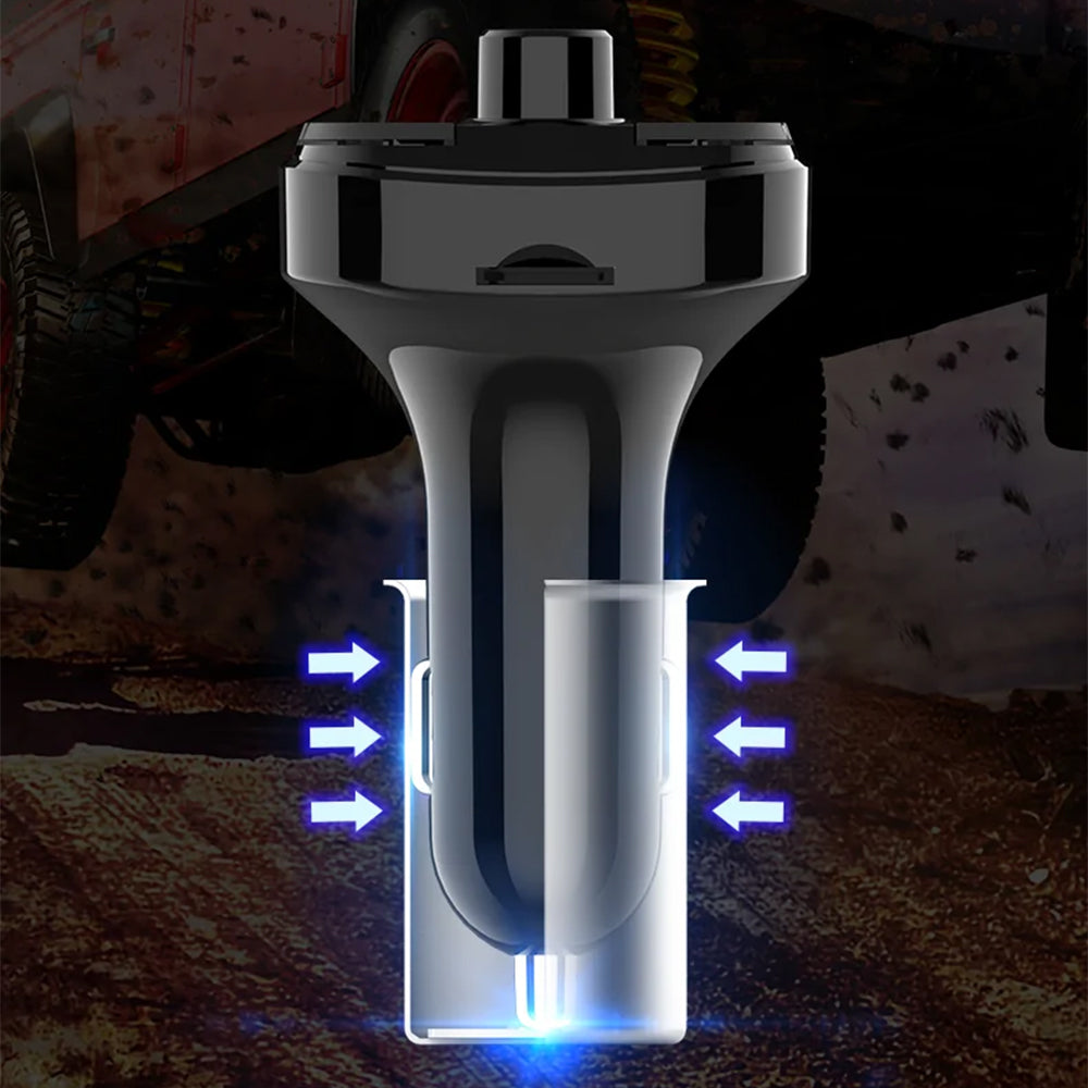 FM modulátor Bluetooth Yesido Y45, 2 x USB-A - 1 x USB-C - 1 x microSD