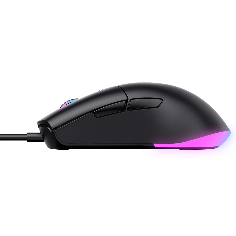 Herní myš Wired USB HAVIT MS1038, RGB, 1200DPI - 7200DPI, 1.6m, černá