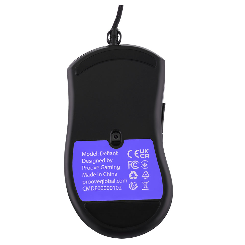 Herní myš Wired USB Proove Defiant, RGB, 7200DPI, Černá CMDE00000102