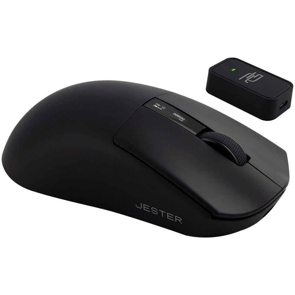 Bezdrátová herní myš Proove Jester, 800DPI - 26000DPI, OLED displej, Černá WMJS00022001