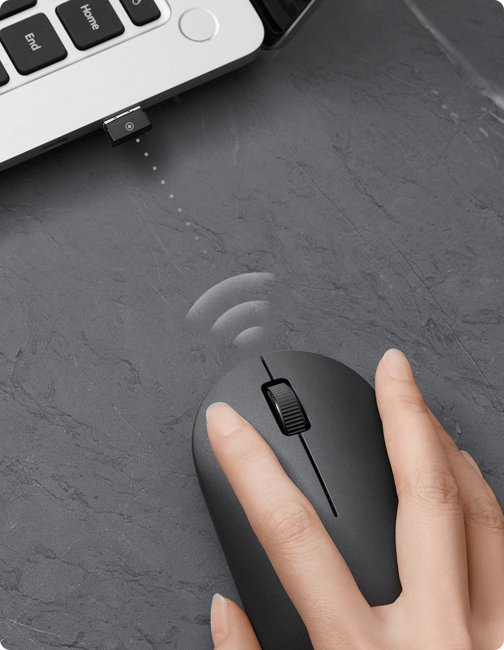 Xiaomi Lite 2 Wireless Mouse, Black BHR8916GL
