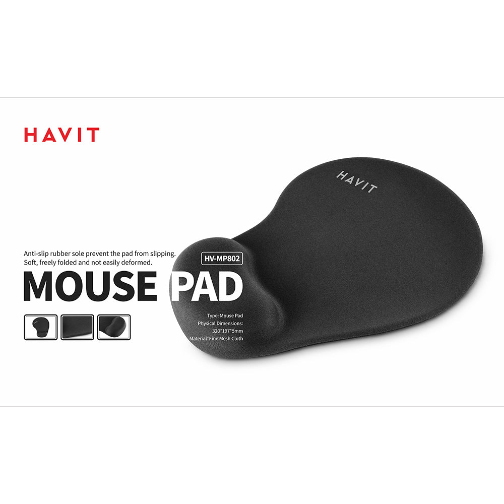 MousePad Gaming HAVIT MP802, 230mm x 191mm x 3,5mm, Námořnická modř