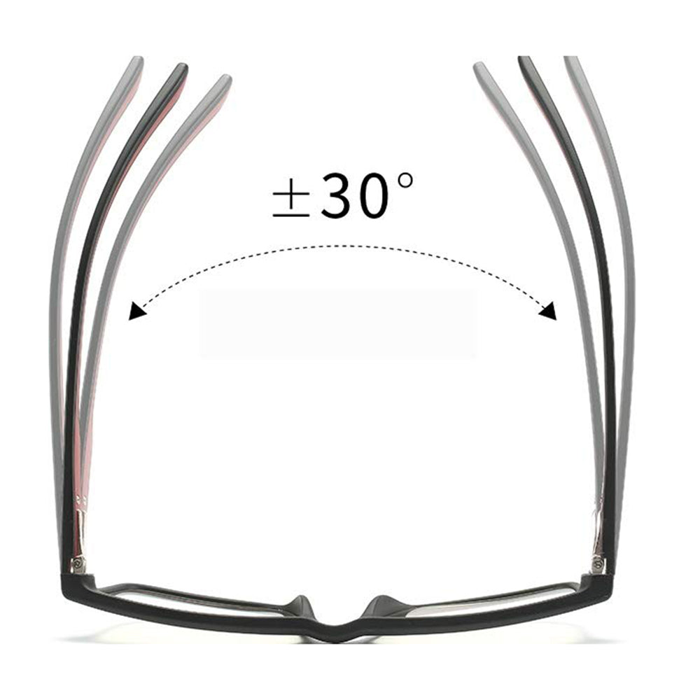 Pánské počítačové brýle Techsuit F2388, proti modrému světlu, černo-zelené