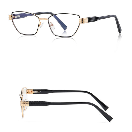 Dámské počítačové brýle Techsuit 3162, Anti-Blue Light, černé