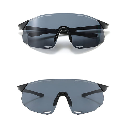 Unisex cyklistické brýle Techsuit 8853, černo-šedé