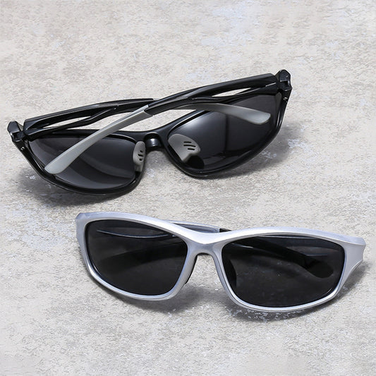 Unisex cyklistické brýle Techsuit 9309, polarizované, černo-žluté