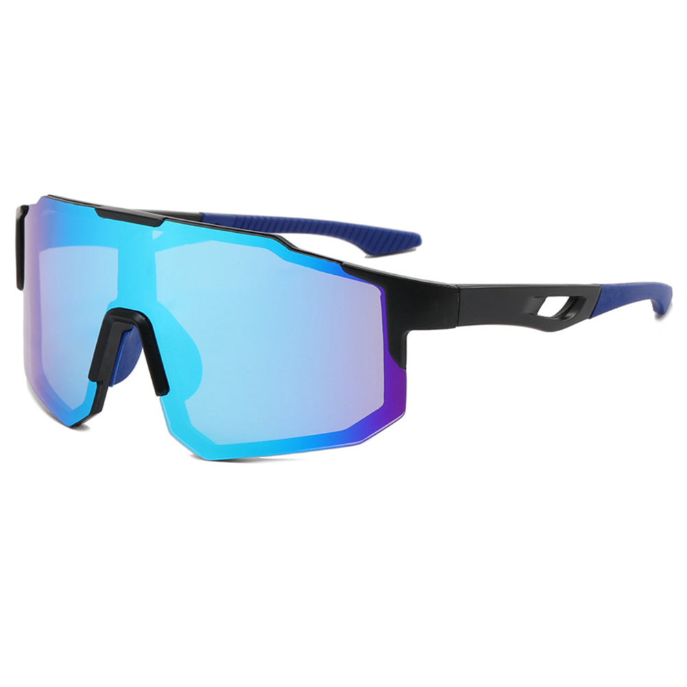 Unisex cyklistické brýle Techsuit 9337, UV ochrana, černo-modré