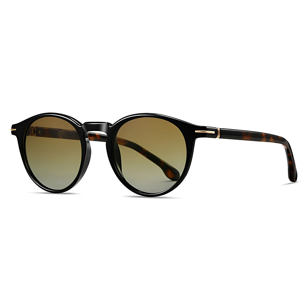 Men's Techsuit 31235 Sunglasses, Polarized, Black Yellow