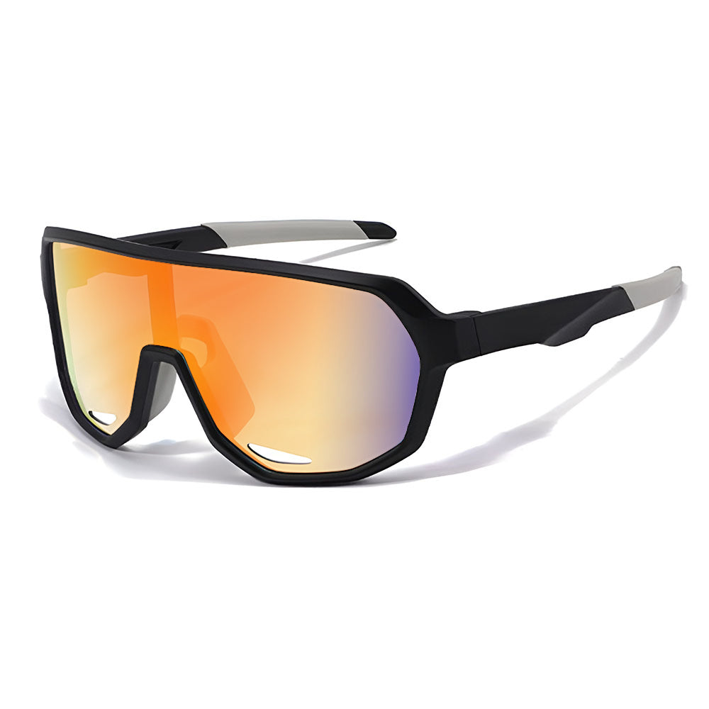 Dětské sluneční brýle Techsuit 22312, polarizované, UV ochrana, oranžovo-černé