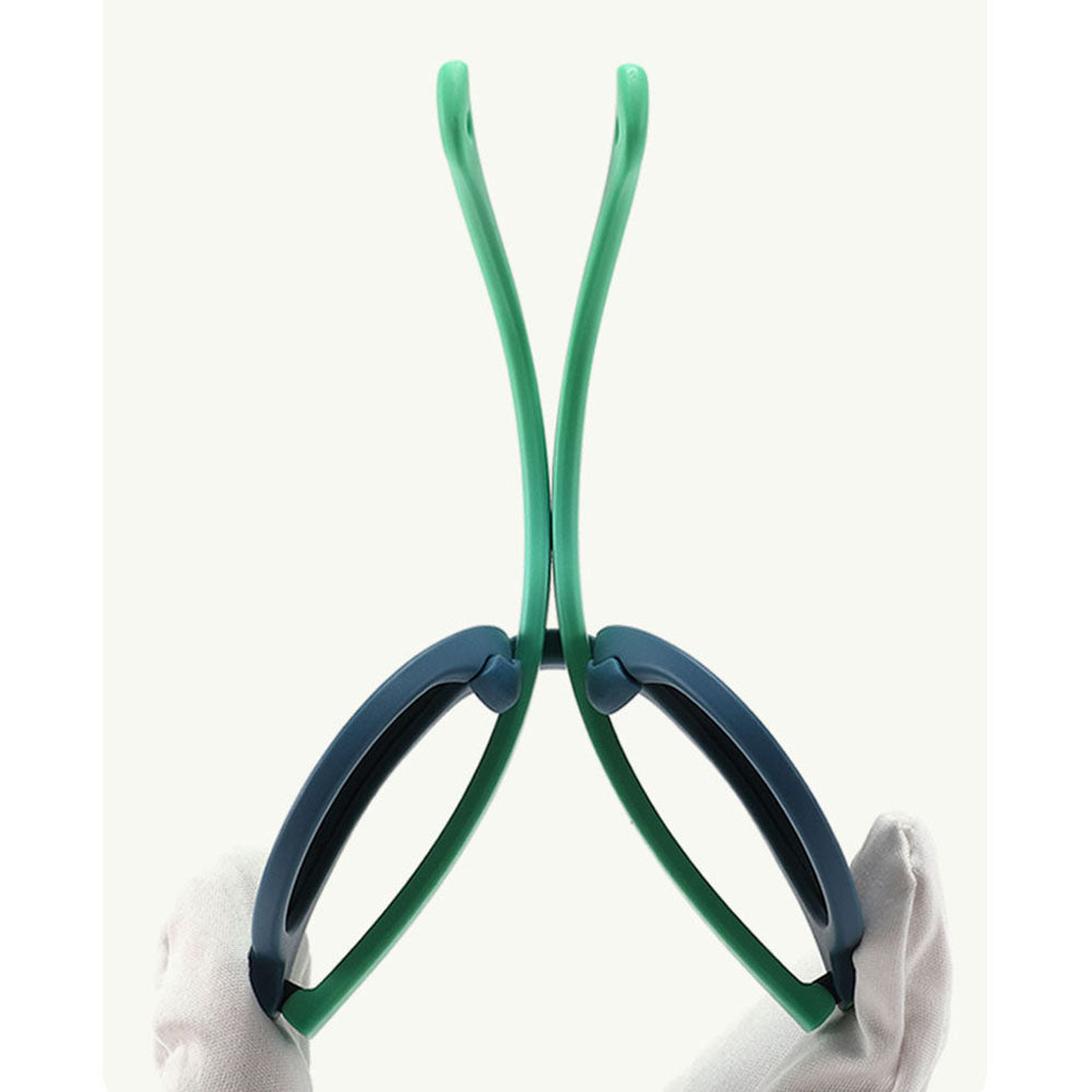 Dětské sluneční brýle Techsuit 601, polarizované, UV ochrana, černo-šedé