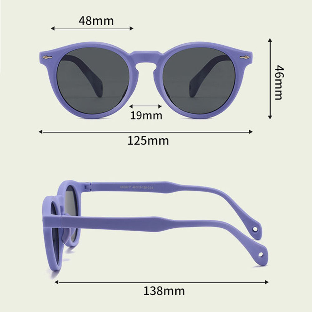 Dětské sluneční brýle Techsuit 602, polarizované, UV ochrana, béžové