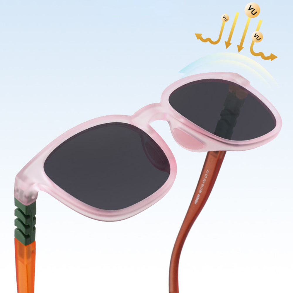 Dětské sluneční brýle Techsuit 9694, polarizované, UV ochrana, modro-černé