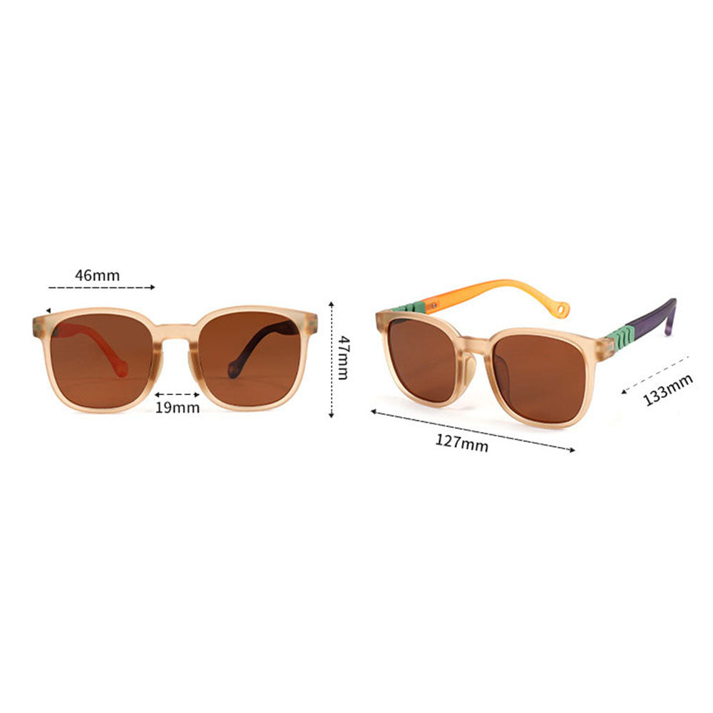 Dětské sluneční brýle Techsuit 9694, polarizované, UV ochrana, modro-černé