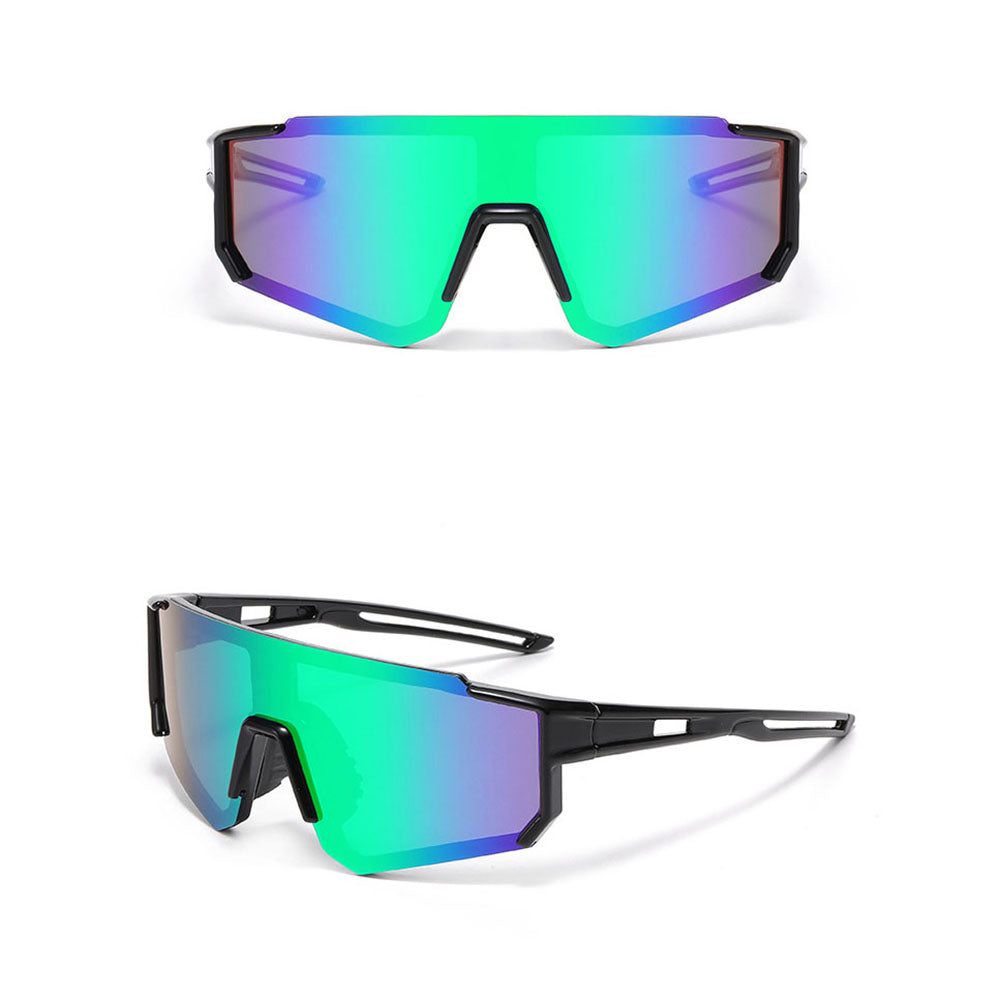 Dětské sluneční brýle Techsuit R601, polarizované, UV ochrana, černé zelené